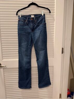 J.Crew Petite Curvy Demi Boot cut Jean with Removable Jean Hem - 25 Petite